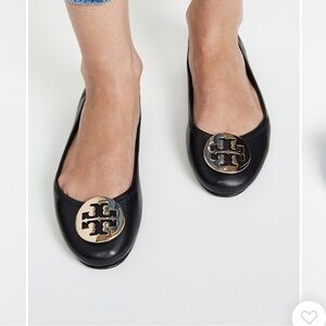 Tory Burch Minnie Travel Ballet Flats size 8.5